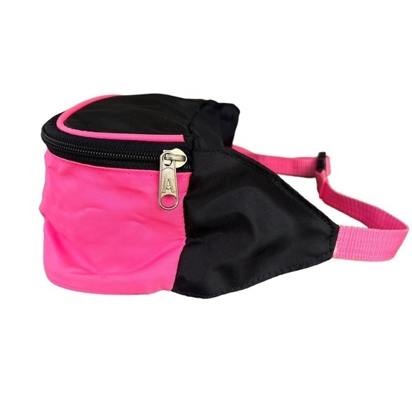 VTG 80s 90s Hip Pocket Old School Fanny Pack Neon Pink Academy Broadway Korea - Picture 2 of 13